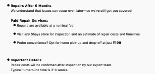 Shaya repair policy.png